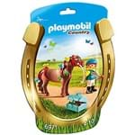 6971 Playmobil Campo Jockey com Ponei Borboleta
