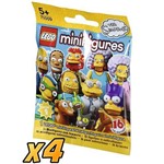 71010 Lego Minifiguras Monsters Série 14 - Kit com 3 Figuras Surpresa