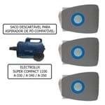 9 Sacos para Aspirador de Pó Electrolux Super Compact 1100 / A-330 / A-340 / A-350