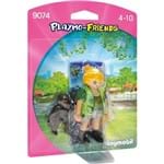 9074 Playmobil Friends - Cuidadora com Bebê Gorila - PLAYMOBIL