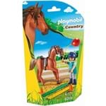 9259 Playmobil Soft Bags - Cavalos - Terapeuta de Cavalos - Cavalo Shagya Árabe - PLAYMOBIL