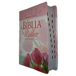 A Bíblia da Mulher - Floral com Índice Média - Sbb