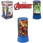Abajur Luminaria Infantil de Led a Pilha Vingadores Avengers na Caixa