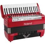 Acordeon Roland Fr8x Elétrico V-accordion Vermelho com Bag