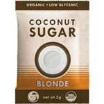 Açúcar de Coco Blonde Usda Organic Big Tree Farms 50 Sachês Caixa