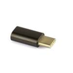 Adaptador OTG Micro USB para USB Tipo C 3.1 Preto