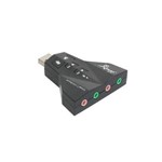 Adaptador Placa Som USB 7.1 Canal Virtual HB-T65 Knup