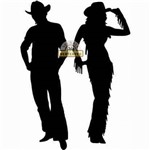 Adesivo Cowboy e Cowgirl Sv2054