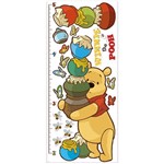 Adesivo de Parede Winnie The Pooh Pooh Peel & Stick Growth Chart Roommates Amarelo/Vermelho/Azul/Verde (101,6x45,7cm)