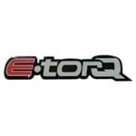Adesivo Emblema Resinado E-Torq Linha Fiat Siena Palio Linea Idea Punto