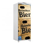 Adesivo Geladeira Envelopamento Porta Caixas de Cerveja Hein - Até 1,50x0,60 M