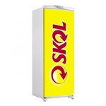 Adesivo Geladeira Envelopamento Porta Skol Logo - Até 1,50x0,60 M