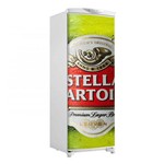 Adesivo Geladeira Envelopamento Porta Stella Artois Rótulo - Até 1,50x0,60 M