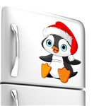 Adesivo Geladeira Pinguim Natal