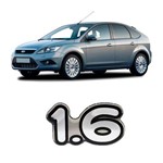 Adesivo Linha Ford Emblema 1.6 Cromado Resinado