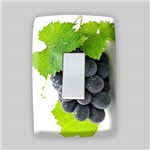 Adesivo para Espelho de Tomada ou Interruptor - Frutas - Uva Roxa