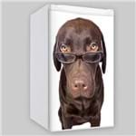 Adesivo para Frigobar - Cachorro com Oculos