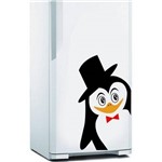 Adesivo para Geladeira Pinguim Elegante 2