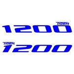 Adesivo para Tanque Moto Triumph Tiger1200 Refletivo Azul