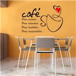 Adesivo Parede Cozinha Café Amor