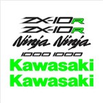 Adesivo Protetor Kawasaki Ninja Zx 10r Preto Verde