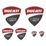 Adesivo Protetor Resinado Emblema Ducati