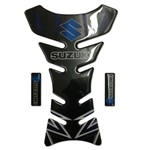 Adesivo Protetor Tanque Suzuki Bandit 1250 Carbono Azul