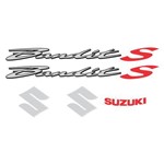Adesivo Refletivo Moto Suzuki Bandit 650s Cinza