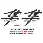 Adesivo Refletivo para Moto Suzuki Hayabusa Gsx 1300r Preto