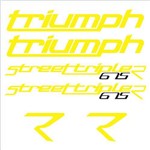 Adesivo Refletivo para Moto Triumph Street Triple 675r Amare
