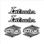 Adesivo Resinado para Moto Suzuki Intruder 125 Branco