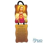 Adorno de Porta Retangular - Sagrado Coração de Jesus | SJO Artigos Religiosos