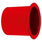 Aero Duto Permak 3 Polegadas Plástico Especial Vermelho para Acabamento de Caixa de Som