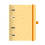 Agenda Planner Ótima Gráfica MAXI Amarelo + 01 Roll Note