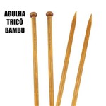 Agulha para Tricô Bambu Eco Circulo S/a 35cm