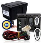 Alarme Automotivo Universal Microcontrol com Bloqueador Antifurto + Capa Controle Branco e Cinza