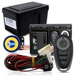 Alarme Automotivo Universal Microcontrol com Bloqueador Antifurto + Capa Controle Preto e Cinza