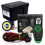 Alarme Automotivo Universal Microcontrol com Bloqueador Antifurto + Capa Controle Preto e Verde