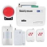 Alarme Residencial Gsm com Bateria 4 Linhas e 6 Zonas de Defesa Luatek - Lka-2111