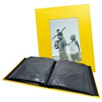 Álbum Amarelo C/ Visor 200 Fotos 10x15 Cm