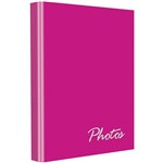 Álbum de Fotografia Chies Top Flex Classic Pink com Ferragem para 200 Fotos 10x15cm com Memo e Refil para 2 CDs