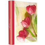 Álbum de Fotografia Chies Top Flex Tulipa com Ferragem para 200 Fotos 10x15cm com Memo e Refil para 2 CDs