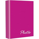 Álbum Pocket Chies Pink com Solda para 100 Fotos 10x15cm