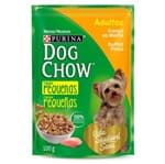 Alimento Cao Dog Chow 100g Adulto Racas Peq Frango Molho