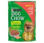 Alimento Cao Dog Chow 100g Adulto Racas Pequenas Salmao