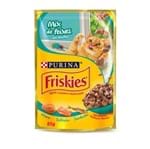 Alimento Gato Friskies 85g Sac ao Molho Mix Peixes