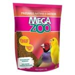Alimento Mega Zoo Mix Exigente para Aves Nativas e Exóticas em Manutenção 350g