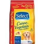 Alimento para Cães Carne e Vegetais Select 20Kg+2Kg