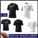 All Blacks Nrl Camisas da Liga de Rugby 2019 Casa Fora Jersey 2018/2019 Nova Zelandia Todos os Negros Tamanho S-3xl
