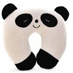Almofada de Pescoço 32cm Panda Pelúcia Plush